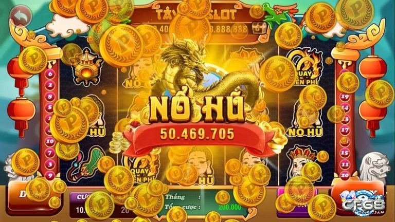 Hình ảnh nổ hũ với số tiền thưởng hấp dẫn người chơi