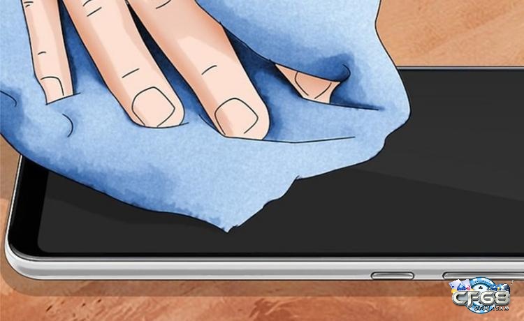 Vệ sinh, lau chùi&nbsp;màn hình thiết bị
