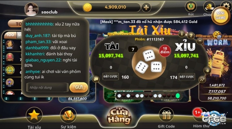 Giao diện của Sao Clup vin là một điểm sáng với sự gần gũi, thân thiện