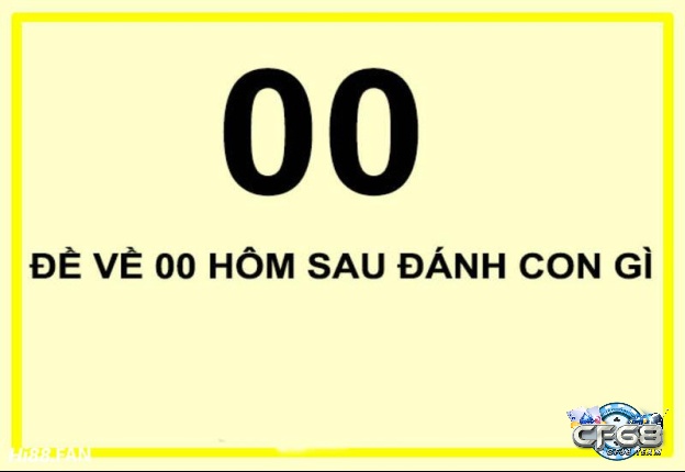 Ý nghĩa 00 về mặt tâm linh và lô về 00 hôm sau đánh con gì