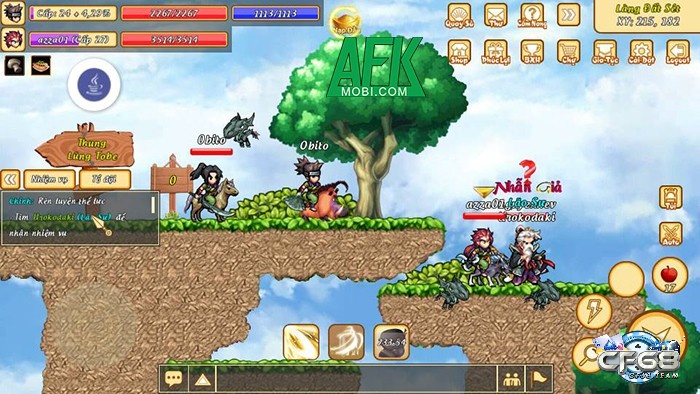 Game cày cuốc mobile thể loại MMORPG