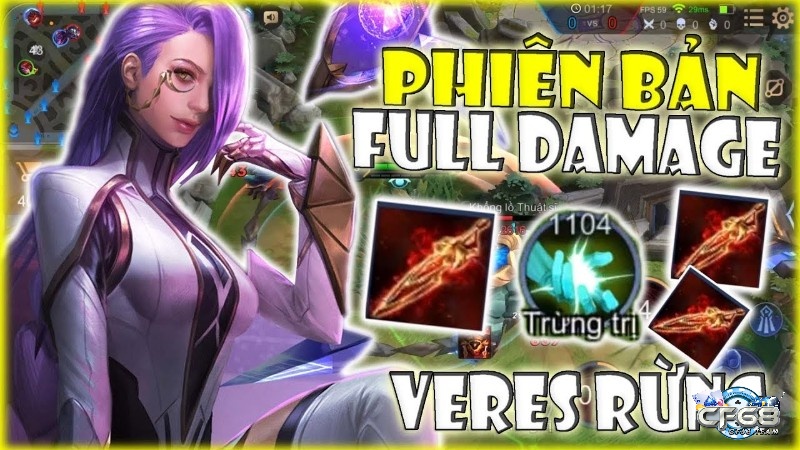 Hướng dẫn tổng quát cách chơi Veres hiệu quả qua từng giai đoạn của trận đấu trong Liên Quân Mobile.